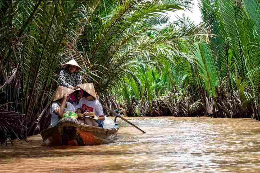 Boat in the Mekong Delta