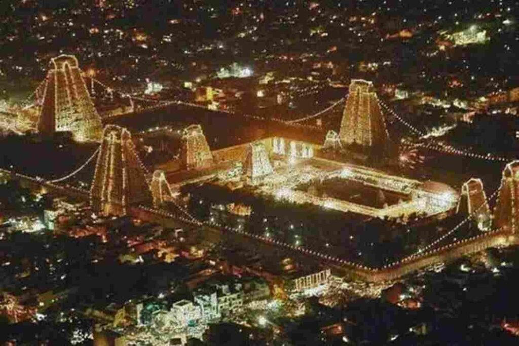 Evening Aarti at the Temple