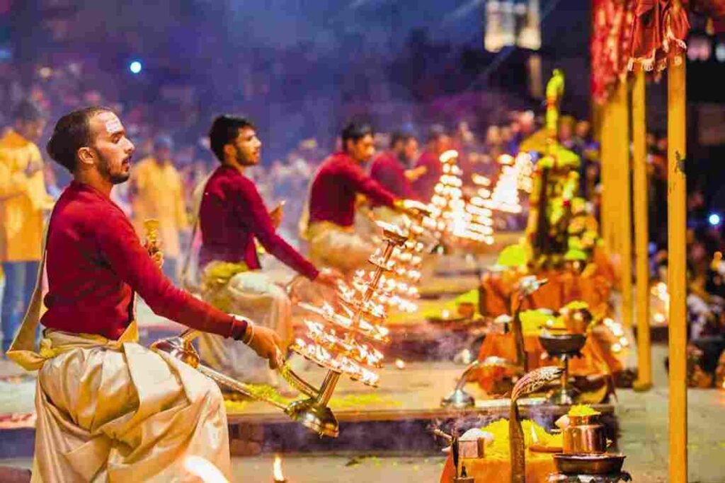 Ganga Aarti at Dashashwamedh Ghat