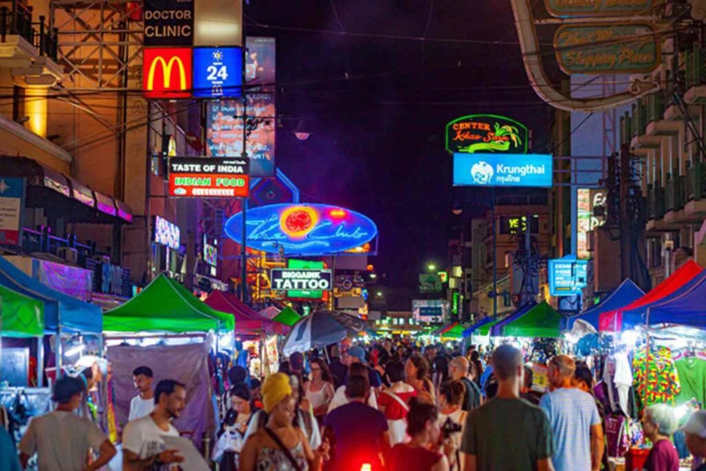 Nightlife in Khao San Road