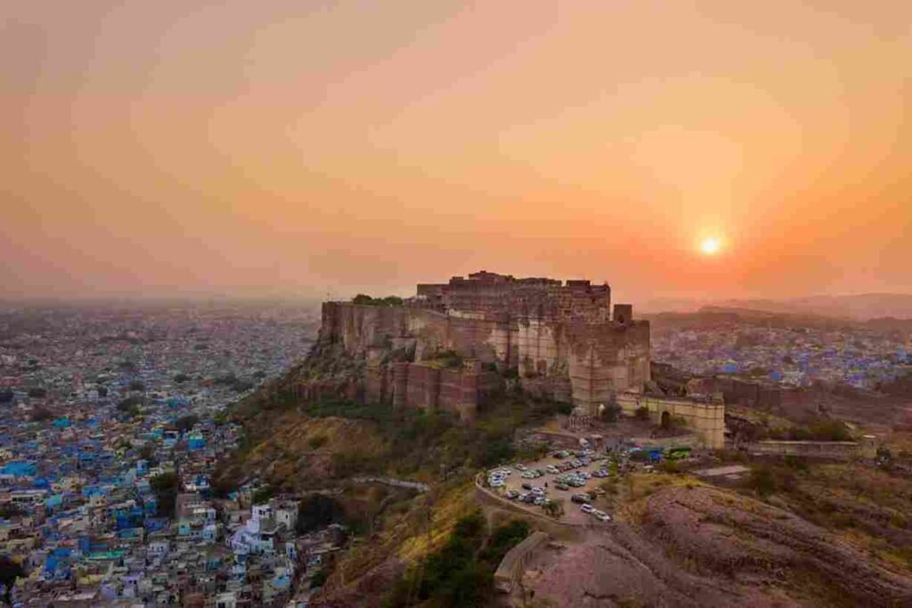 Sunset from Mehrangarh Fort Viewpoints
